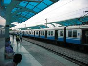 The MMTS Necklace Road Station, Hyderabad