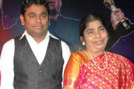 rahman with his mom