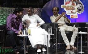 ilayaraja and rahman and rajini