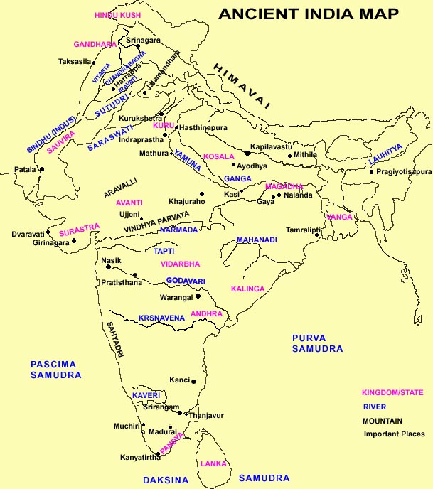 Ancient India Map